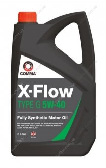 Масло моторное XFLOWG 5W40 SYNT 5л - COMMA XFLOWG5W40SYNT5L