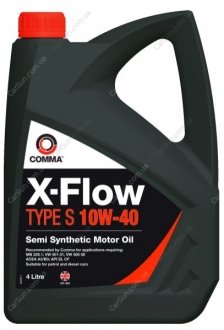 Моторна олія X-FLOW S 10W40 SEMI 4л - COMMA XFLOWS10W40SEMI4L