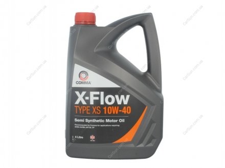 Моторна олія X-FLOW XS 10W40 SEMI 4л - COMMA XFLOWXS10W40SEMI4L (фото 1)