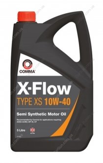 Моторное масло X-FLOW XS 10W40 SEMI 5л - COMMA XFLOWXS10W40SEMI5L