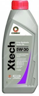 Моторное масло XTECH 5W30 1л - COMMA XTECH5W301L