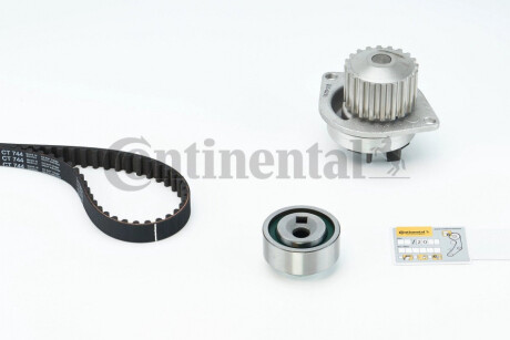 Water Pump-/Timing Belt Set CONTINENTAL / VDO CT744WP1