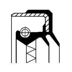 Сальник Ступиці Man F2000/f90/m2000 L/m2000 M/m90 Ø130*ø160/16Mm Зад. CORTECO 01017013B