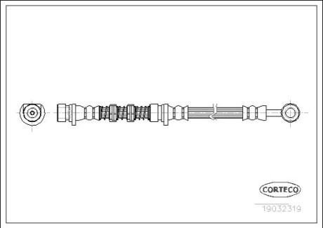 Тормозной шланг CORTECO 19032319