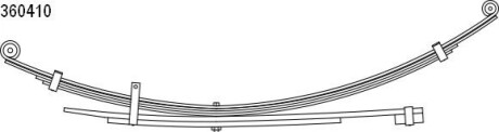 Ресора задня CS Germany 10.360.410.00