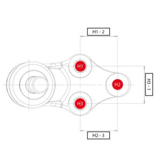 Опора кульова Fiat Doblo 01- CTR CB0603