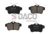 Колодки тормозные (задние) Citroen C4 09-/DS4/DS5 11-15/Peugeot 308/508/3008/5008 09-18 Daco 320605 (фото 1)