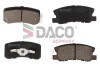 Колодки тормозные (задние) Citroen C4/Peugeot 4008 12-/Dodge/Jeep/Mitsubishi Outlander 06-/Pajero 91 Daco 322536 (фото 1)