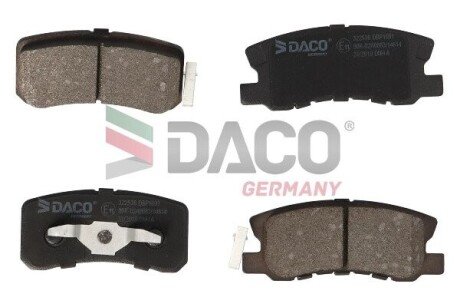 Колодки тормозные (задние) Citroen C4/Peugeot 4008 12-/Dodge/Jeep/Mitsubishi Outlander 06-/Pajero 91 Daco 322536