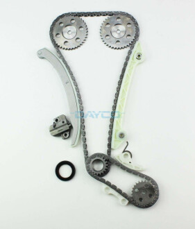 Комплект ланцюга ГРМ Ford Focus/Mondeo/Mazda 3/6 1.8-2.0 03-12/Volvo 1.8 04-12 (z=134/54) (симплекс) DAYCO KTC1106