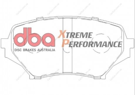 Комплект високоефективних гальмівних накладок Dba DB2063XP (фото 1)