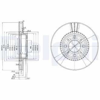 Автозапчастина Delphi BG2720