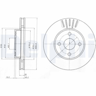 Автозапчастина Delphi BG3781