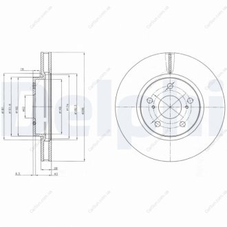 TARCZA HAM.LEXUS IS 220 05- Delphi BG4139C