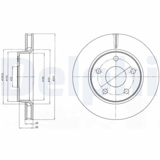 Автозапчасть Delphi BG4259