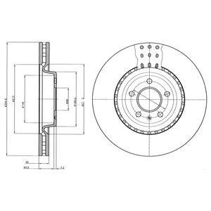 Тормозной диск Delphi BG9110C