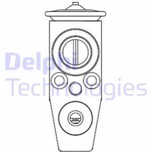 Розширювальний клапан кондиціонера Delphi CB1011V