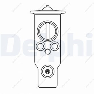Розширювальний клапан, система кондиціонування повітря Delphi CB1015V