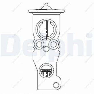 Розширювальний клапан, система кондиціонування повітря Delphi CB1018V