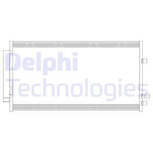 Конденсер кондиционера Delphi CF20382