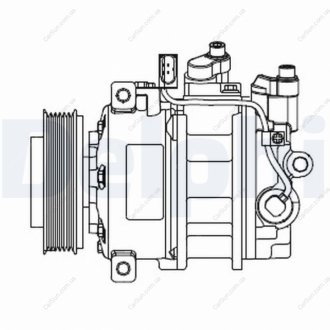 KOMPRESOR KLIM.AUDI A4 00- Delphi CS20546 (фото 1)