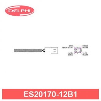 Лямбда зонд - (3921023710 / ADG07027) Delphi ES20170-12B1