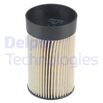Топливный фильтр - (504170771 / 500055340 / 500025836) Delphi HDF668 (фото 1)