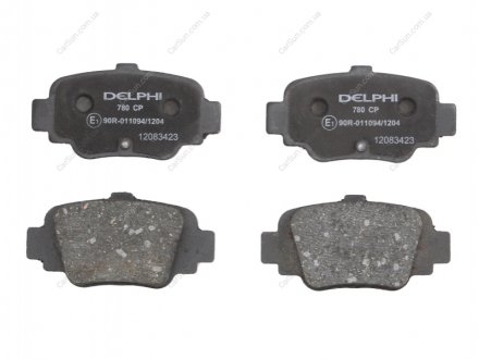 Комплект гальмівних колодок, дискове гальмо Delphi LP0780 (фото 1)