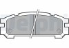 Комплект гальмівних колодок, дискове гальмо Delphi LP0814 (фото 2)