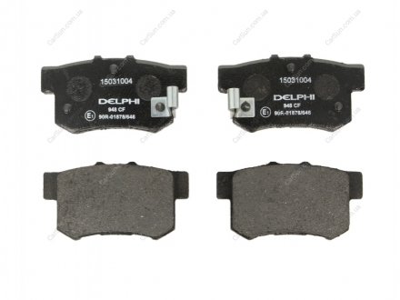 Комплект гальмівних колодок, дискове гальмо Delphi LP0948 (фото 1)