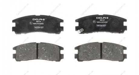 Комплект гальмівних колодок, дискове гальмо Delphi LP0955 (фото 1)
