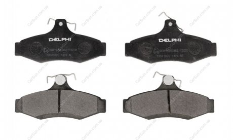 Комплект гальмівних колодок, дискове гальмо Delphi LP1424 (фото 1)