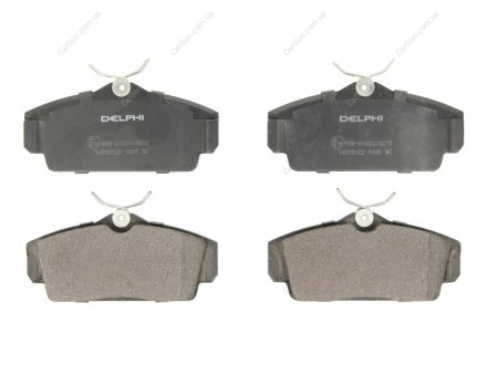 Комплект гальмівних колодок, дискове гальмо Delphi LP1435