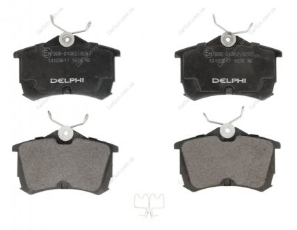 Комплект гальмівних колодок, дискове гальмо Delphi LP1626