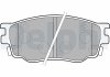 Комплект гальмівних колодок, дискове гальмо Delphi LP1916 (фото 2)