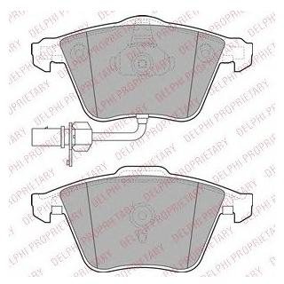 Колодки дискового тормоза Delphi LP2032