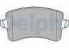 Комплект гальмівних колодок, дискове гальмо Delphi LP2106 (фото 2)