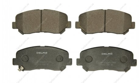 Комплект гальмівних колодок, дискове гальмо Delphi LP2481