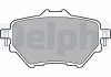 Комплект гальмівних колодок, дискове гальмо Delphi LP2505 (фото 1)