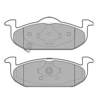 Гальмівні колодки, дискові Delphi LP2695