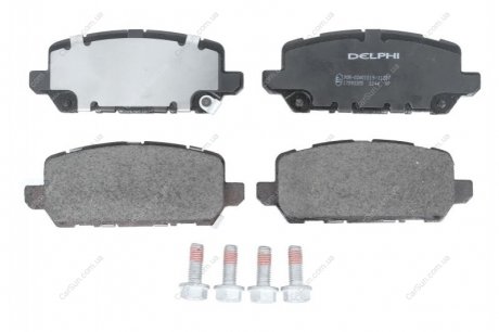 Комплект гальмівних колодок, дискове гальмо Delphi LP3244
