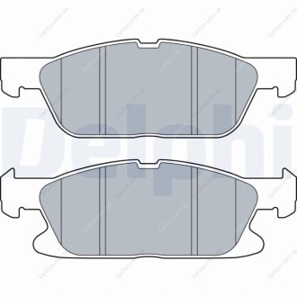 Комплект гальмівних колодок, дискове гальмо Delphi LP3280 (фото 1)