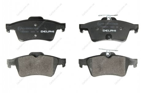 Комплект гальмівних колодок, дискове гальмо Delphi LP3303