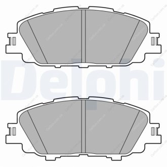 Комплект гальмівних колодок, дискове гальмо Delphi LP3647