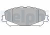Комплект гальмівних колодок, дискове гальмо Delphi LP3734 (фото 2)