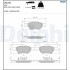 Brake Pad Set, disc brake Delphi LP3739 (фото 1)