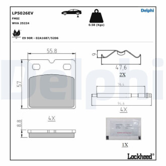 KLOCKI HAM TYL EV Delphi LP5026EV (фото 1)