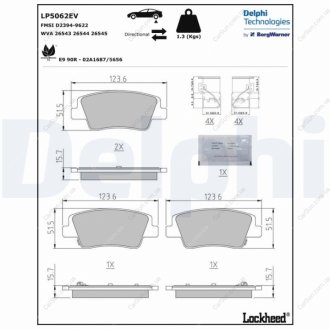 KLOCKI HAM.EV TYL Delphi LP5062EV