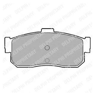 Колодки дискового тормоза Delphi LP971