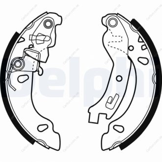 Комплект гальмівних колодок Delphi LS1970